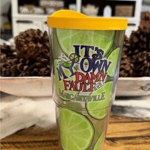 Tervis Margaritaville Tumbler with Yellow Lid
